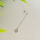 Dangling Star 925 Sterling Silver Earring